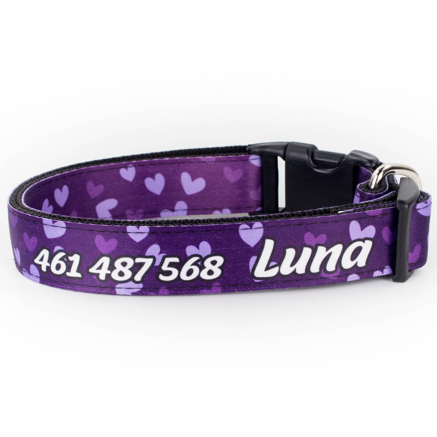 Collar personalizado para Mascota: Corazones