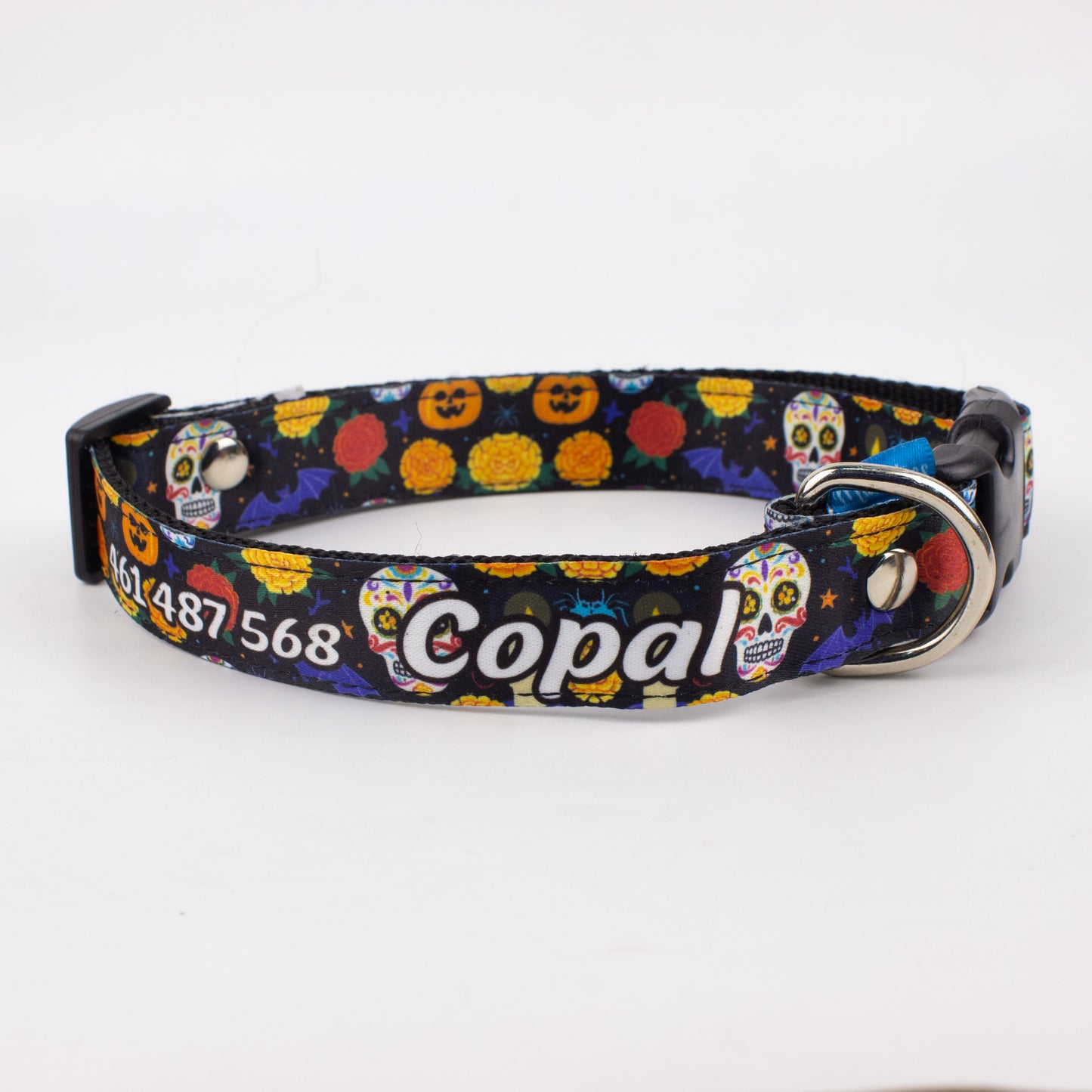 Collar personalizado para Mascota: Cempasúchil