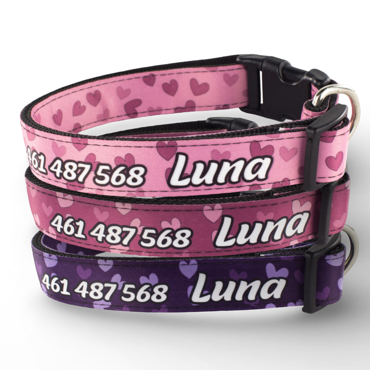 Collar personalizado: Corazones