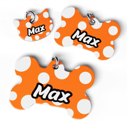 Placa: Círculos Blancos