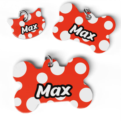 Placa: Círculos Blancos