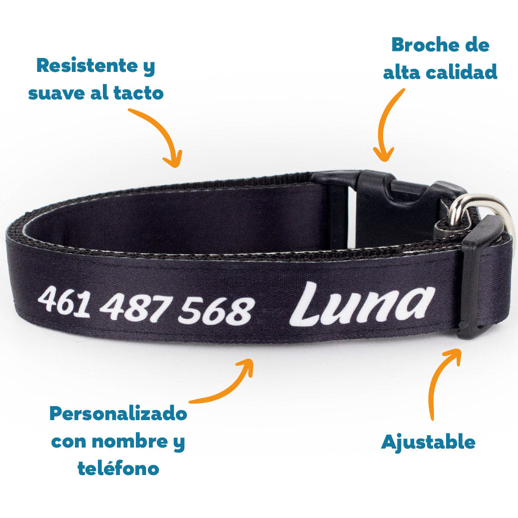 Collar personalizado para Mascota: Liso