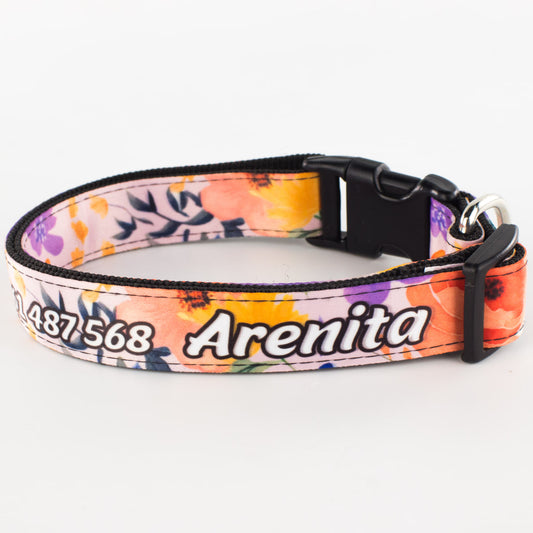 Collar personalizado para Mascota: Primavera