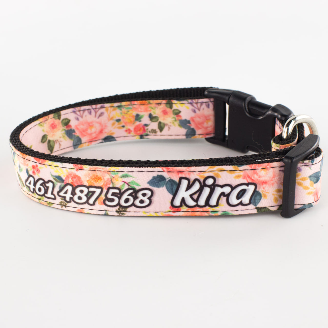 Collar personalizado para Mascota: Rosas