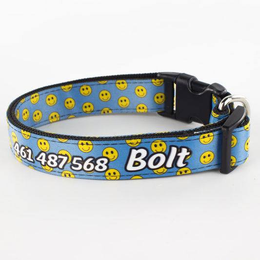 Collar personalizado para Mascota: Smiley