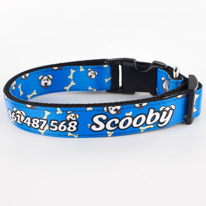 Collar personalizado para Mascota: Huesitos