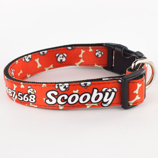 Collar personalizado para Mascota: Huesitos