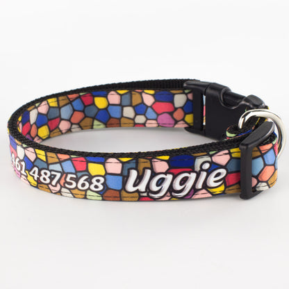 Collar personalizado para Mascota: Mosaicos