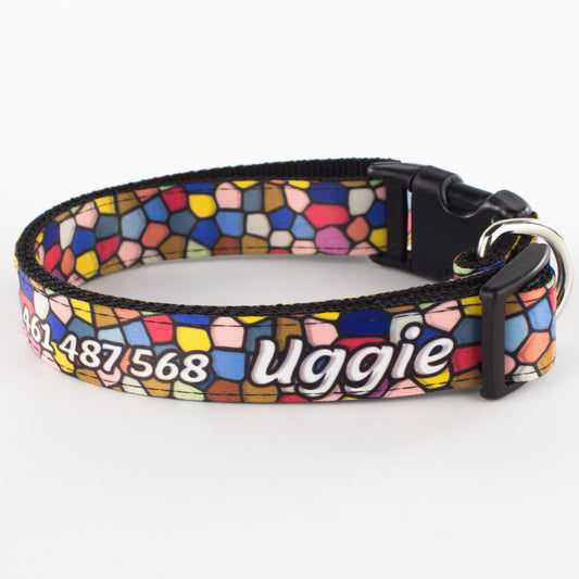 Collar personalizado para Mascota: Mosaicos