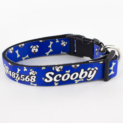 Collar personalizado para Mascota: Huesitos