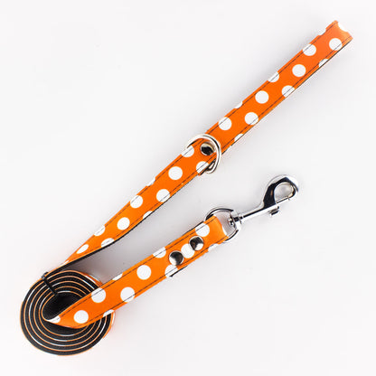 Correa de paseo: Círculos Blancos