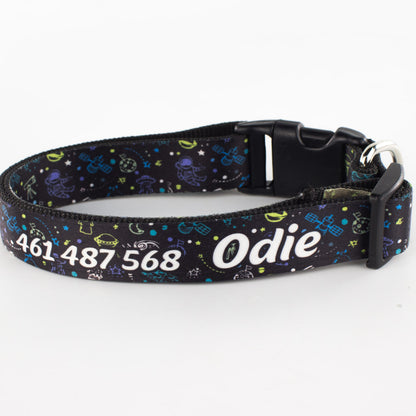 Collar personalizado para Mascota: Space