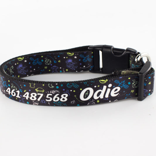Collar personalizado para Mascota: Space