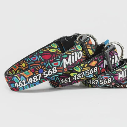 Collar personalizado para Mascota: Corazones